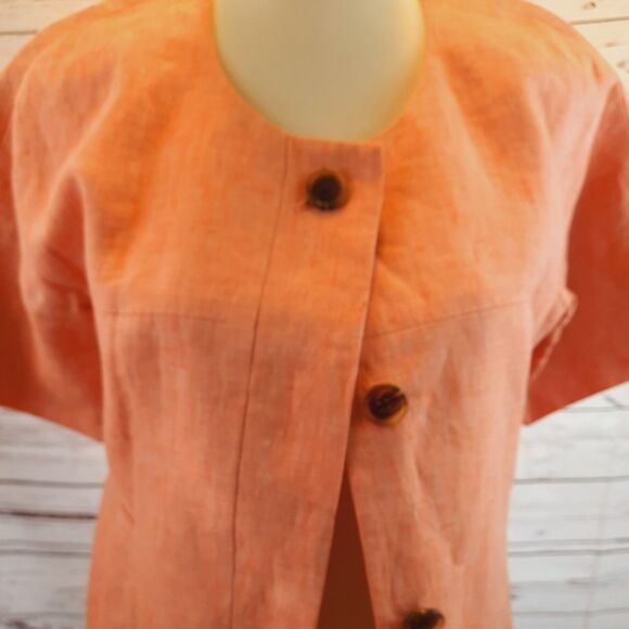 J CREW Linen Jacket - Picture 2 of 12